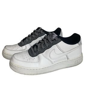Nike Air Force 1 Low Retro White Black Pebble Texture  GS 5.5Y / Women’s 7